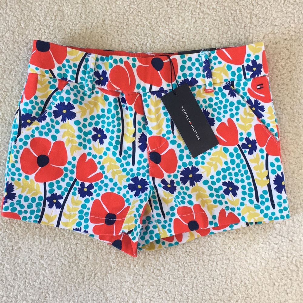 Tommy Hilfiger Girls Floral Print Shorts